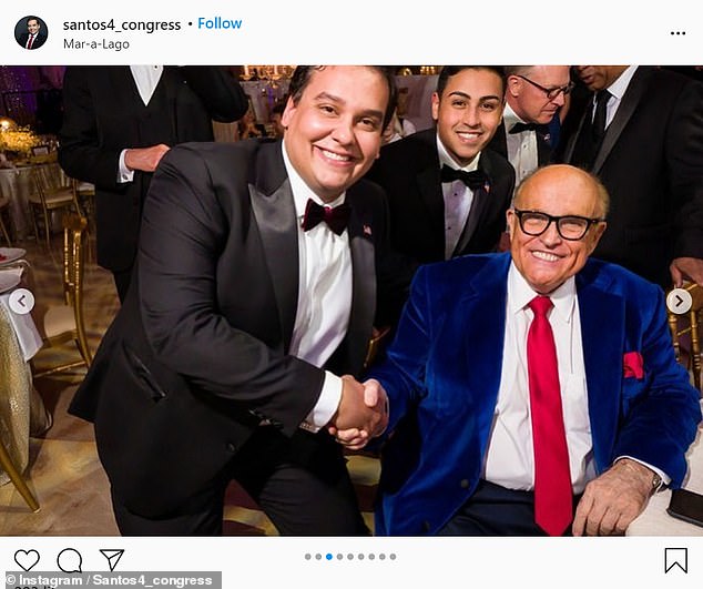 ShellSheddy's tweet photo. @djrothkopf At Mar-A-Lago on Dec31,2020...NYE, hanging w/ Giuliani...
Then he was in DC on January 5th addressing #StopTheStealInsurrectionists...before #Jan6thCoup
He is a #RepublicanOperative willing to say anything, do anything #SantosFraud https://t.co/utY9RGMhrz