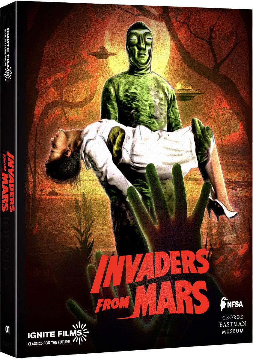 JustTheDiscsPod's tweet photo. #Giveaway 
I’m giving away a copy of the new INVADERS FROM MARS 4K UHD Disc. 
To Enter:
1. Make sure you are following @frommars1953 
2. Retweet this tweet
3. Respond to this tweet with the title of your favorite 1950s Sci-fi film
-Winner chosen next week
https://t.co/dTN9wPRgTb https://t.co/CxTbtoot5c