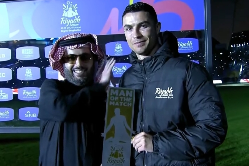 Ronaldo foi eleito o melhor em campo 🏆