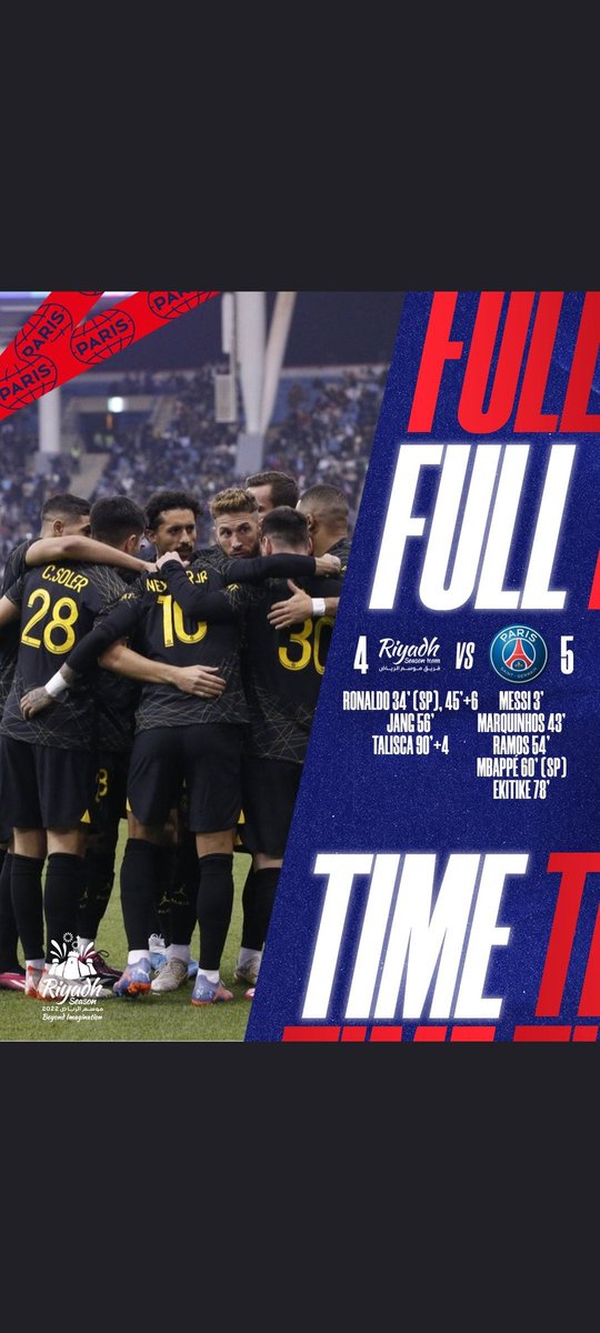 Java_Engg_'s tweet photo. #PSGWon
#Messi #Ronaldo
#PSGRiyadhSeasonTeam https://t.co/vc7CN3SfwT