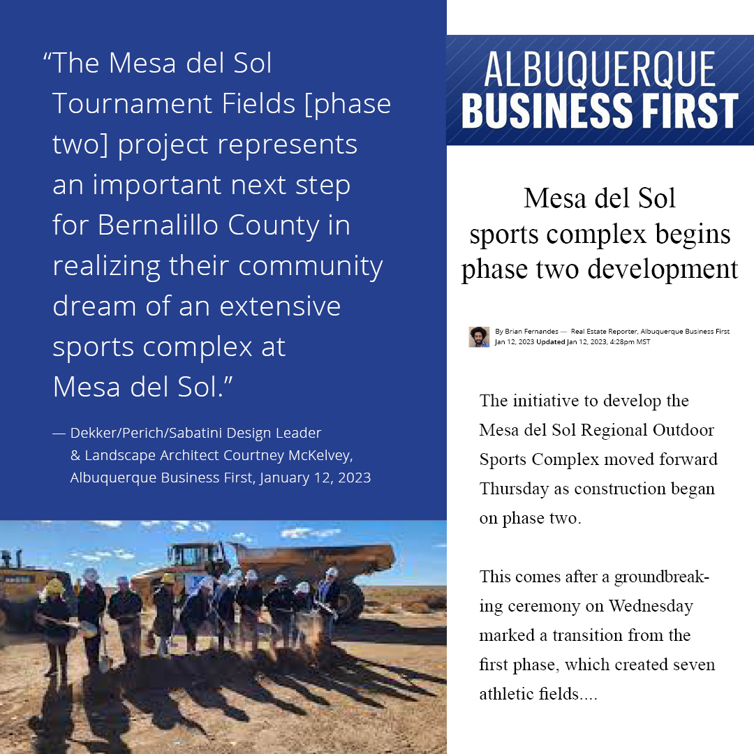 Colliers_NM's tweet image. Mesa del Sol is on the move! Read about the construction of the Mesa del Sol Regional Outdoor Sports Complex, according to this Albuquerque Business First article. 

ow.ly/oyoI50Mvruk

Contact Ben Perich and Terrie Hertweck to learn more!

#MesadelSol #ColliersNM #CRE