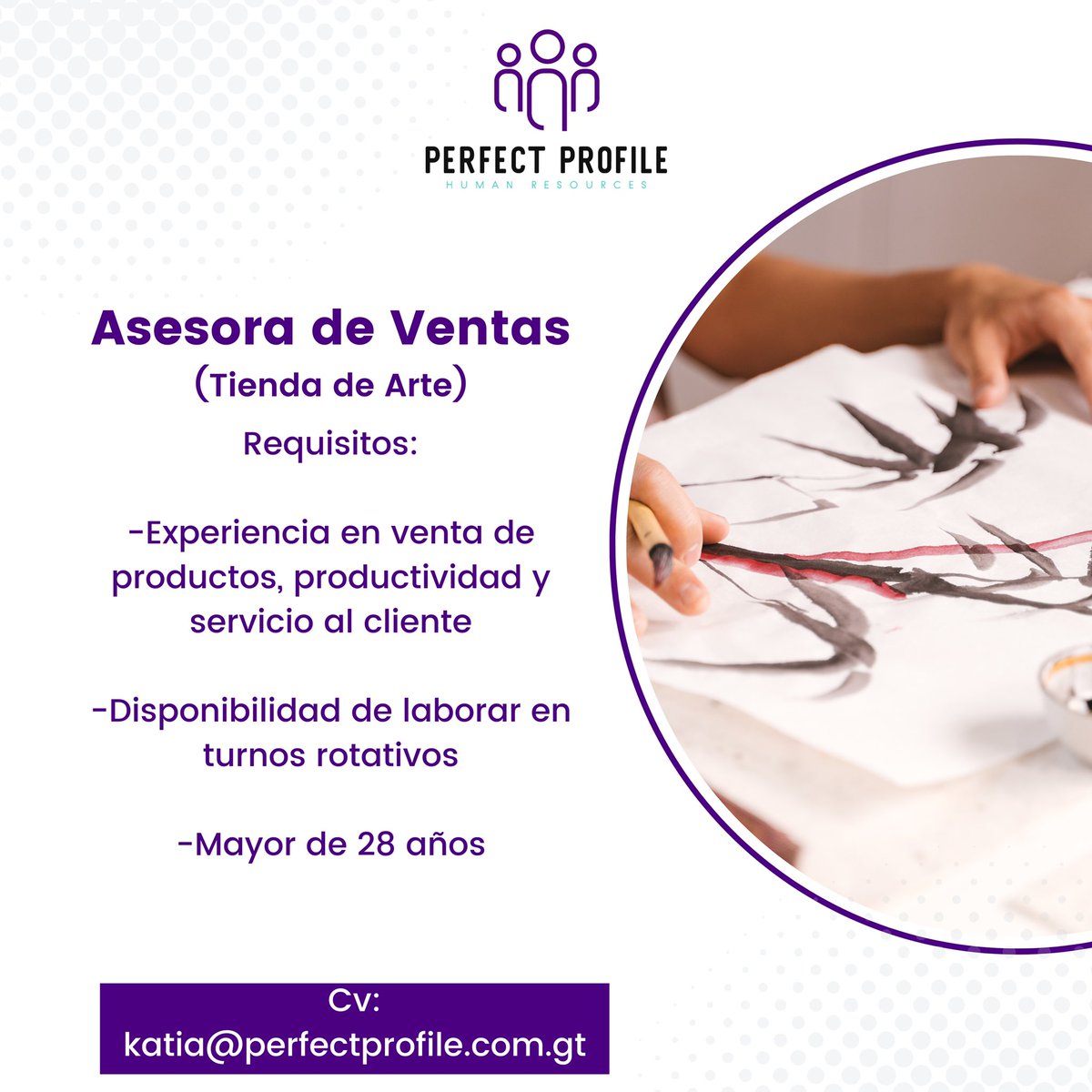 PerfectprofileG's tweet image. ¡Oportunidades pensadas en ti! Rt para llegar a más aplicantes en búsqueda de su oportunidad de crecimiento 🔎