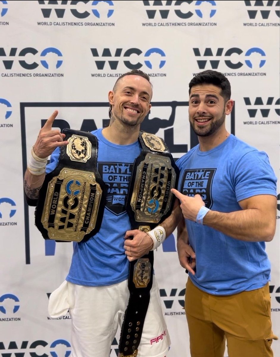 beaboutyourlife's tweet photo. The 2x World Champ 🙌

@WCO_ORG has created the new #UFC without violence &amp; with the most incredible display of human strength.

Thiago Tavares is leading the way for Brazil and will challenge Cuate from Mexico for his next battle.

@blockfitapp &amp; @ElitWeb3 are proud sponsors!! https://t.co/rWjZ91Ub2F