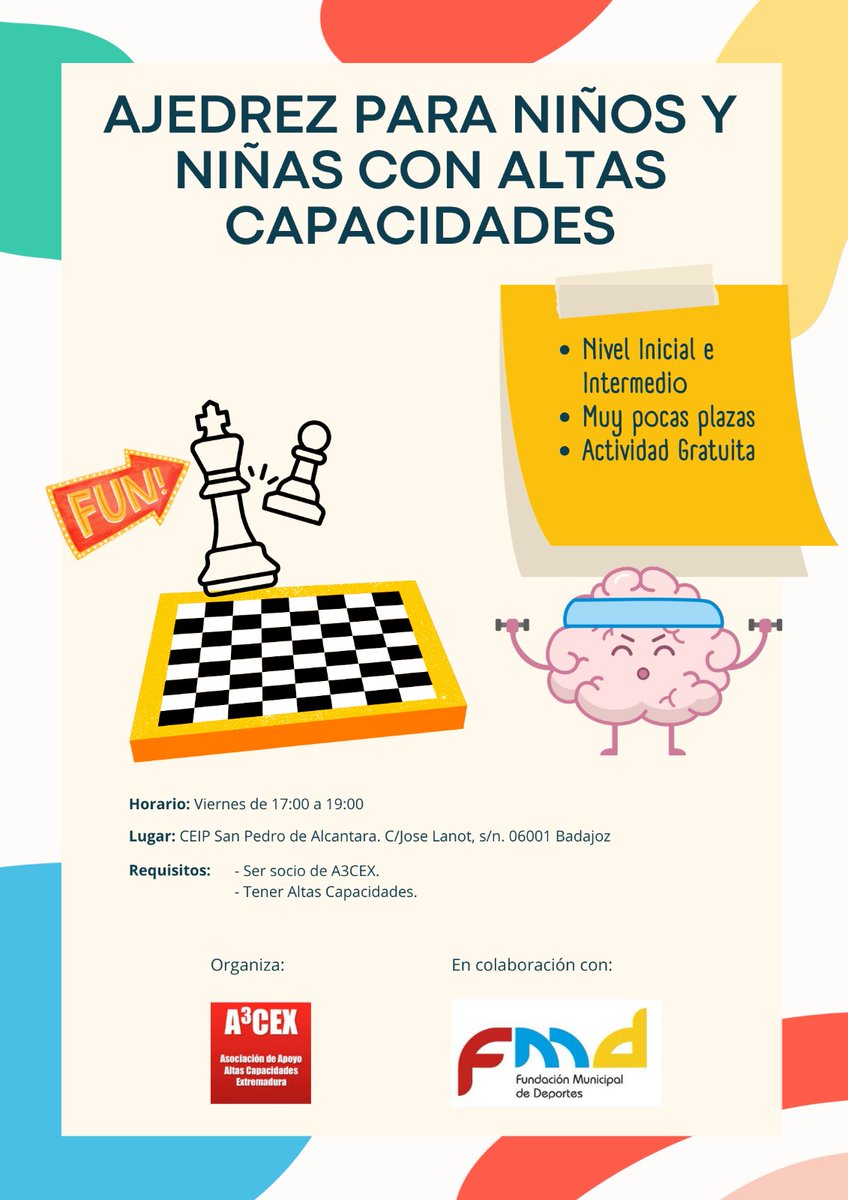 Altas Capacidades Extremadura A3CEX tweet media