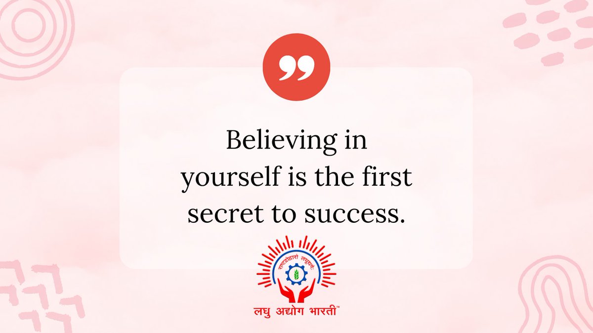 Lub_delhi's tweet image. Believing in yourself is the first secret to #success.

@Lubindia #sharktank #mystories #msme #enterprenure