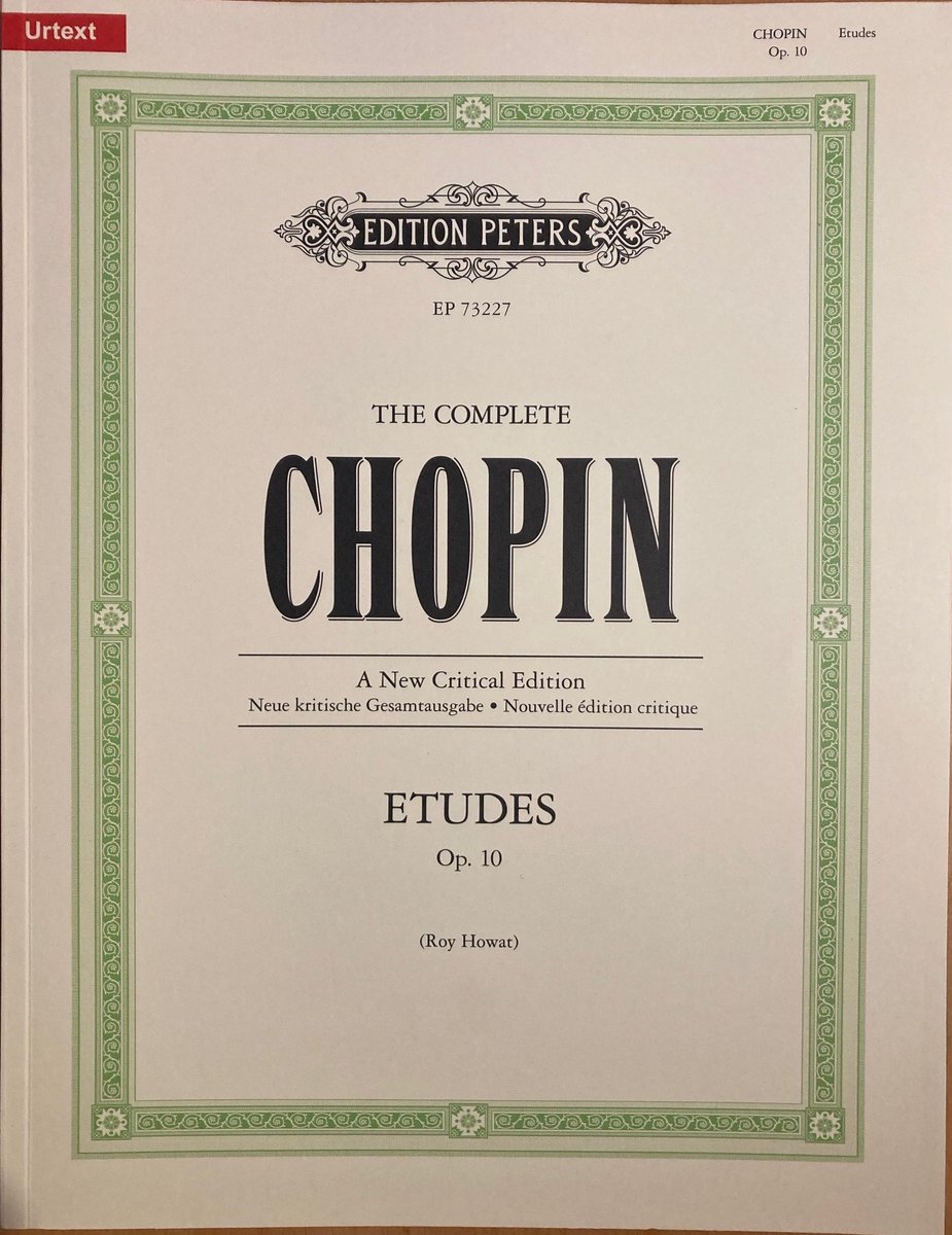 So excited to share the publication of Roy’s new critical edition of #Chopin’s op. 10 #Etudes for @EditionPetersUK
@EditionPeters. This is a transformative piece of work, the product of many years of playing, teaching, thinking, writing and the most exhaustive scholarship.