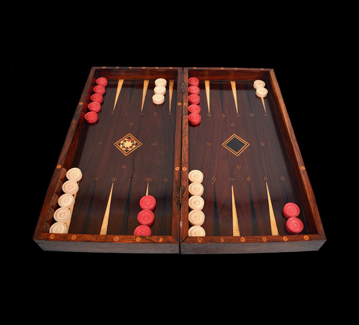 MarkBusacca's tweet image. For Sale 🔥 Antique English St George Rosewood Backgammon Game And Chess Set 🔥 See the rare and unusual eclectic collectibles at 🔥 BusaccaGallery.com 🔥 The wonderful video, documented story, and price are in the link below!

busaccagallery.com/catalog.php?ca…

#Backgammon #ChessSets