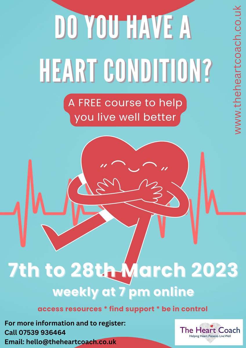 Presenting a taster session for our up and coming FREE course at Towcester Heartbeats heart support group this evening.