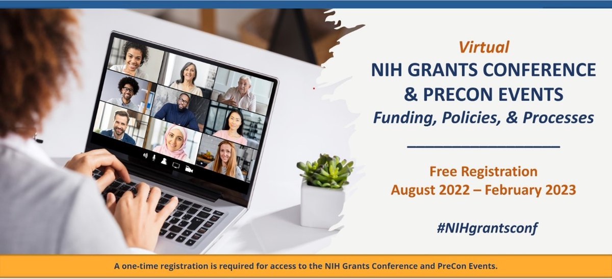 NIMHD's tweet photo. We’re excited to share that we have a booth at the 2022-2023 NIH Grants Conference. Stop by the NIMHD virtual booth! Register today for a free all-access pass:  https://t.co/TbHGkDUciu #NIHgrantsconf https://t.co/IPhAsvLikT