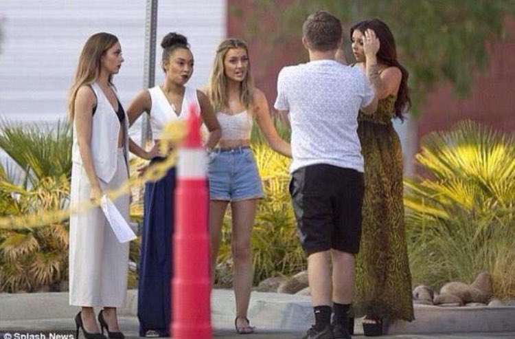 jxdepinnock's tweet photo. remember when little mix were forced to promote justin bieber https://t.co/8CM7GbscGU