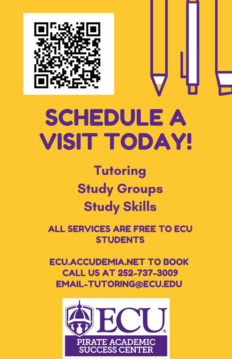 Our services are underway for the spring semester! Schedule your appointment today! #SuccessStartsHere