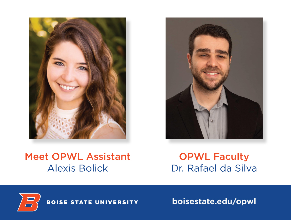 BoiseStateOPWL's tweet photo. Alexis will be assisting Rafael da Silva. Alexis has a professional background in customer service and operations. Her true passion has always resided in employee development. Her hobbies are kayaking and rock climbing with her fiance! #BoiseStateOPWL https://t.co/WBTenlGxat