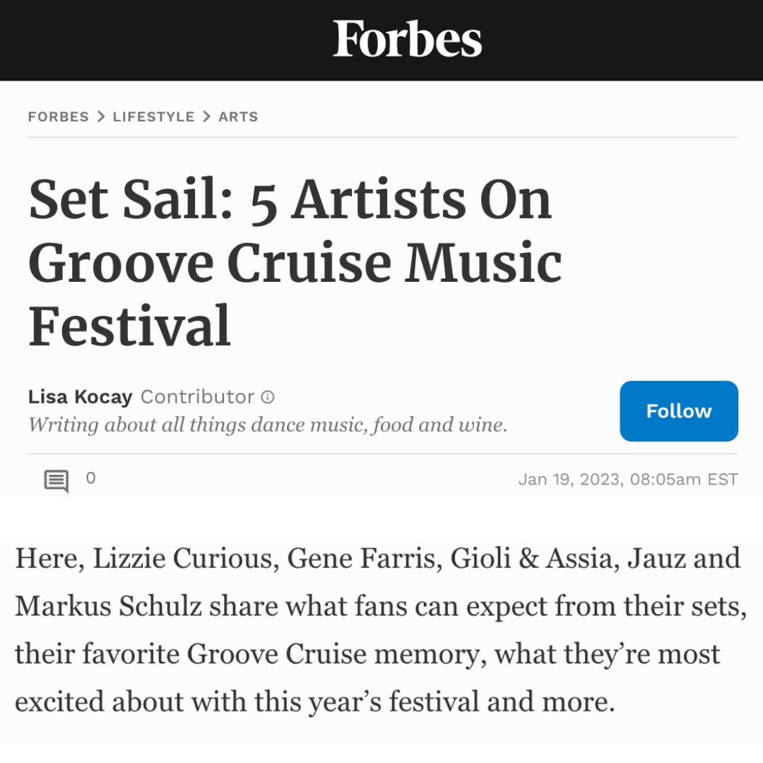 resetthenight's tweet photo. Our @farriswheel' Q&amp;A with @Forbes about @GrooveCruise is live! ✍️
Thank you to @lisakocay for getting Gene involved in this 🌟
Read the whole article 🔗: https://t.co/qlBWVXvS7m https://t.co/aYAz3VAXmE