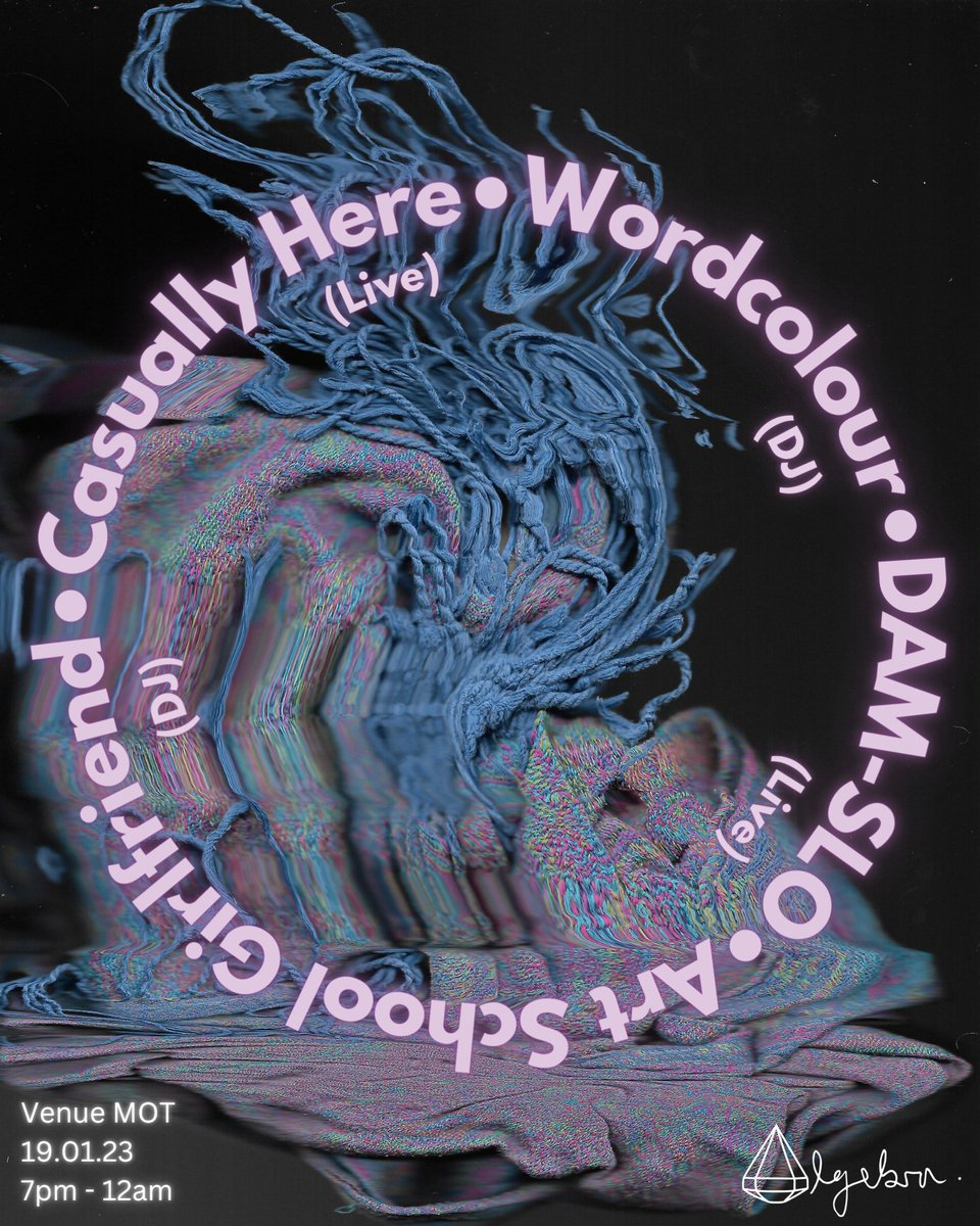 Oh shit! It's the Algebra Party tonight at <a href="/VenueMot/">VenueMOT</a>! 

Stage times ~

1900-2030 @art_school_gf [DJ]
2030-2110 DAM-SLO [Live]
2130-2230 <a href="/CasuallyHere/">Casually Here 🌾</a> [Live]
2230-2400 @wordcolour [DJ]

Doors at 7 so get down early!

ra.co/events/1626677 &amp; tickets on the door 🌌