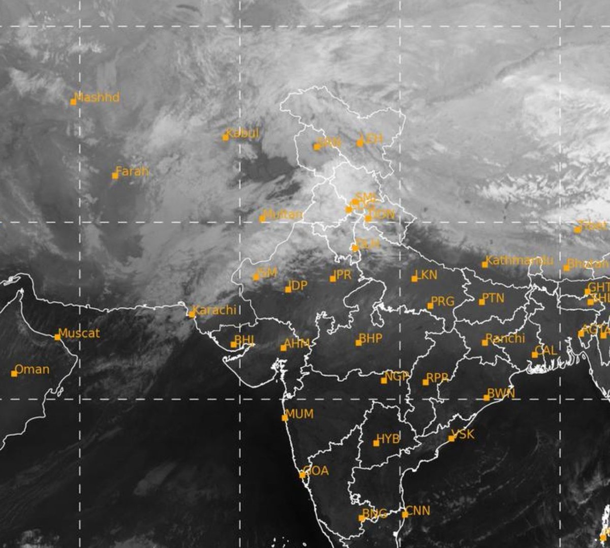 navdeepdahiya55's tweet photo. #Coldwave has completely abated from most parts of North India under the influence of a weak western disturbance. 
Drizzles/Light rains are possible over some parts of #Delhi NCR, #Haryana #Punjab, N #Rajasthan &amp; #UttarPradesh during late night - tomorrow morning. 
#DelhiRains https://t.co/x1OplgAyH6