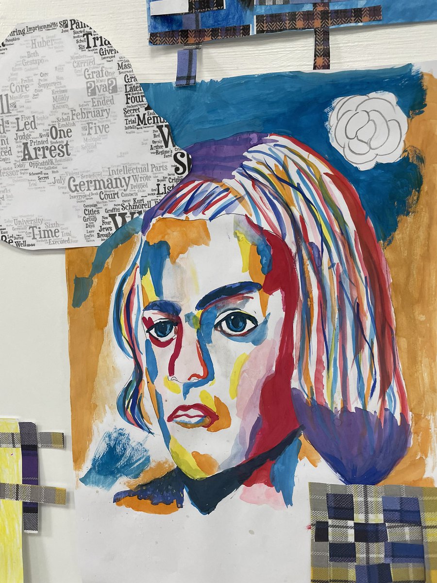 Exhibition created by year 8 students for the holocaust, this year they have learnt about the story of Sophie Scholl and the white rose movement. <a href="/Sharples_Art/">SharplesArt</a> <a href="/SharplesSchool/">Sharples School</a>