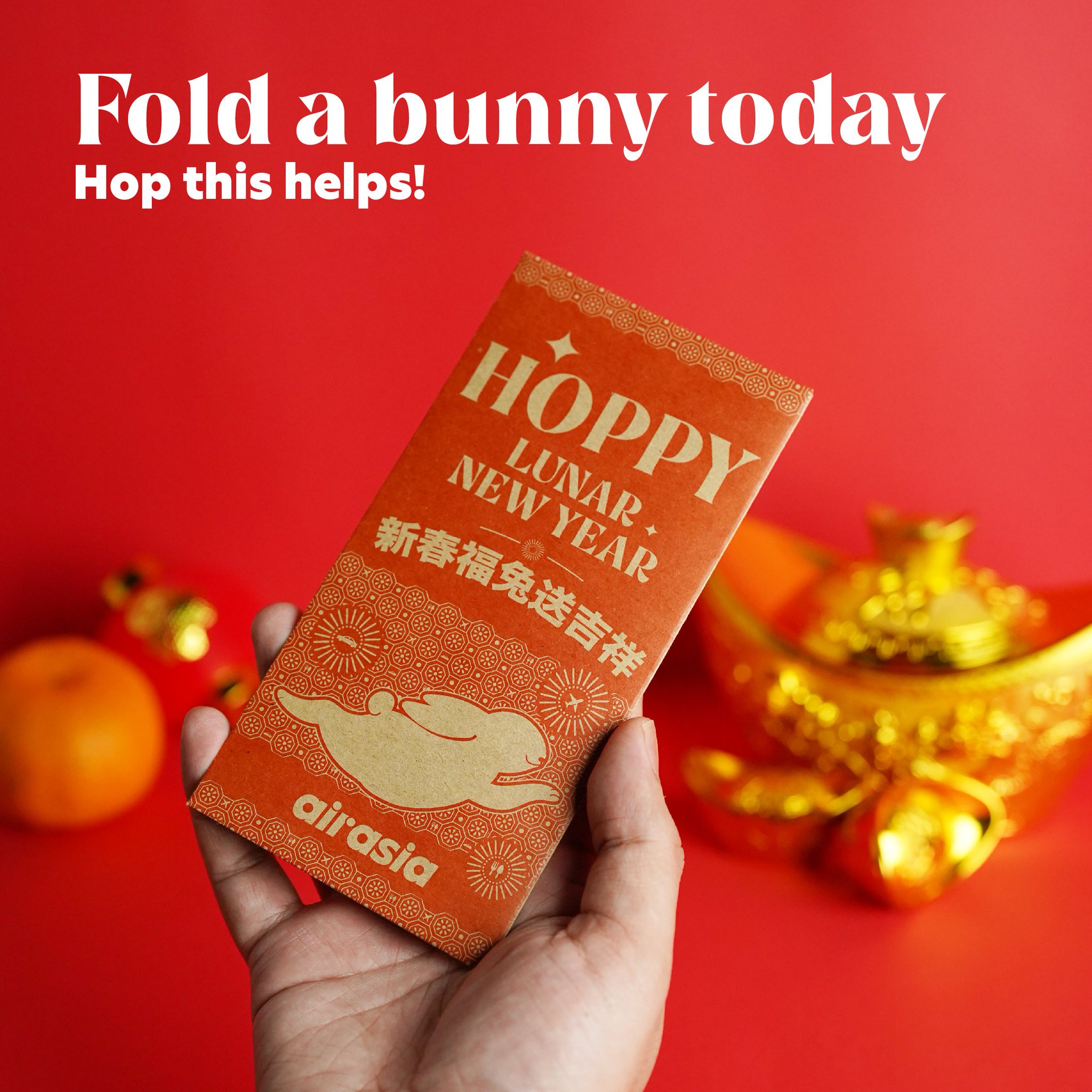 Airasia on twitter make somebunny happy give them an angpao bunny 