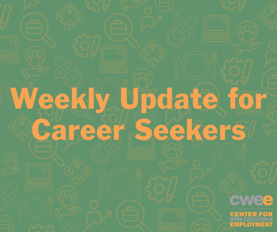 Take a look at this week's Career Seeker Update for information about free tax preparation services and how to apply for the Universal Preschool (UPK) Colorado program! Visit: cwee.org/2023/01/17/car…