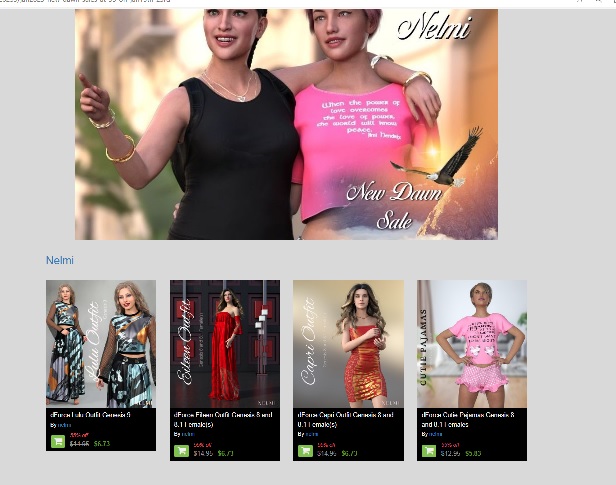 nelmi's tweet photo. "New Dawn" SALES - January 19th-23rd
All members can save on the following stores up to 55% off!
Sale valid through 11:59 pm (cst) Monday, January 23rd.
https://t.co/SoBoEUuVvu

#Renderosity #sale #nelmi3d #daz3d #storesale #3d #3Dcontent https://t.co/DfbQElkbtq