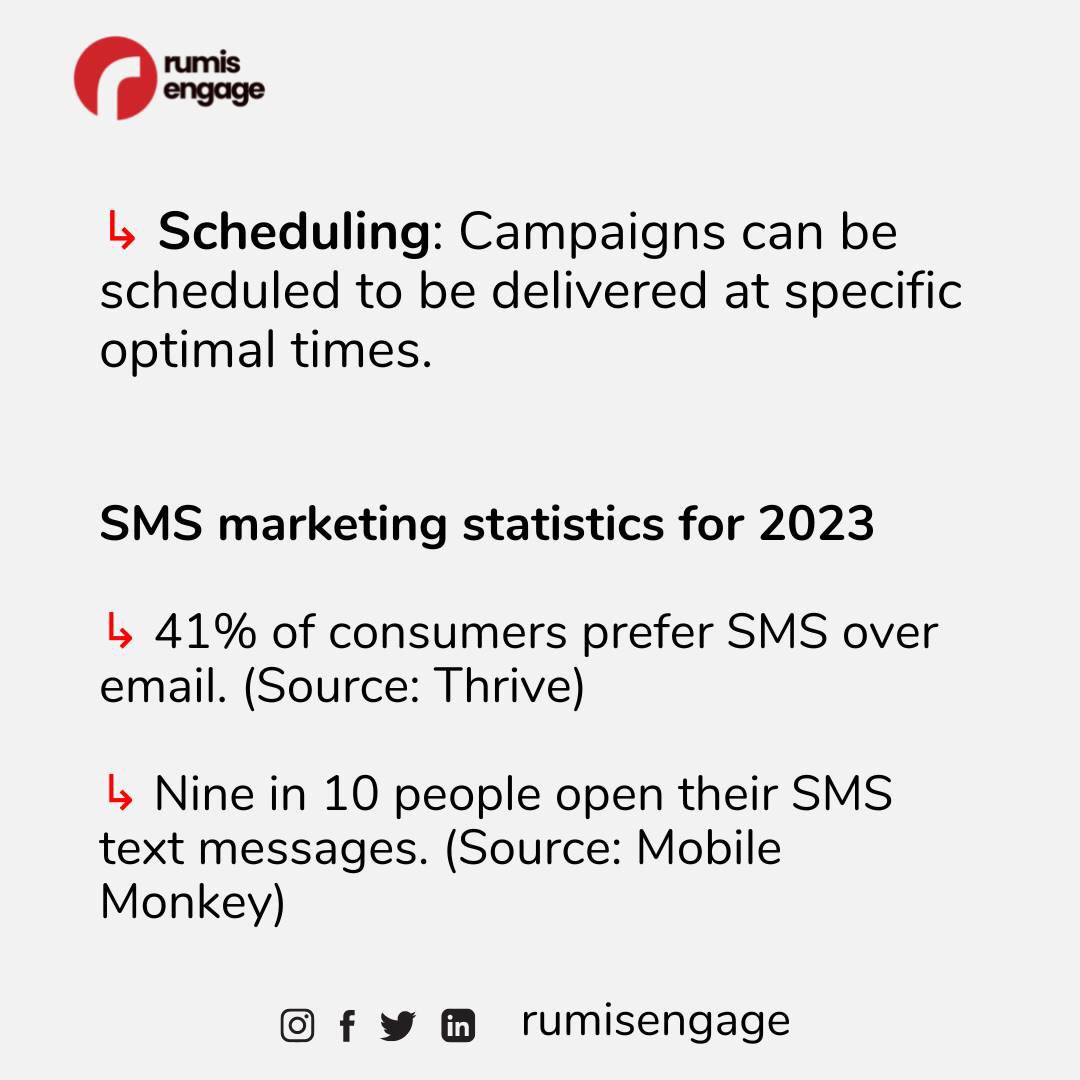 rumisengage's tweet photo. What are the features of SMS (Short Message Service) Marketing?

#marketing #smsmarketing #mobilemarketing https://t.co/rpDyITJy9U