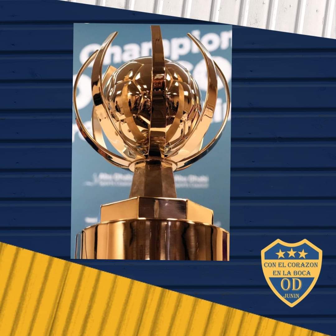 @on El Corazón En La Boca Junin (@con_junin) on Twitter photo La <a href="/LigaAFA/">Liga Profesional de Fútbol</a> presentó el trofeo de la #SupercopaInternacional que disputarán #Boca y Racing en Abu Dhabi el viernes 12:30.
💙💛💙 La <a href="/LigaAFA/">Liga Profesional de Fútbol</a> presentó el trofeo de la #SupercopaInternacional que disputarán #Boca y Racing en Abu Dhabi el viernes 12:30.
💙💛💙
