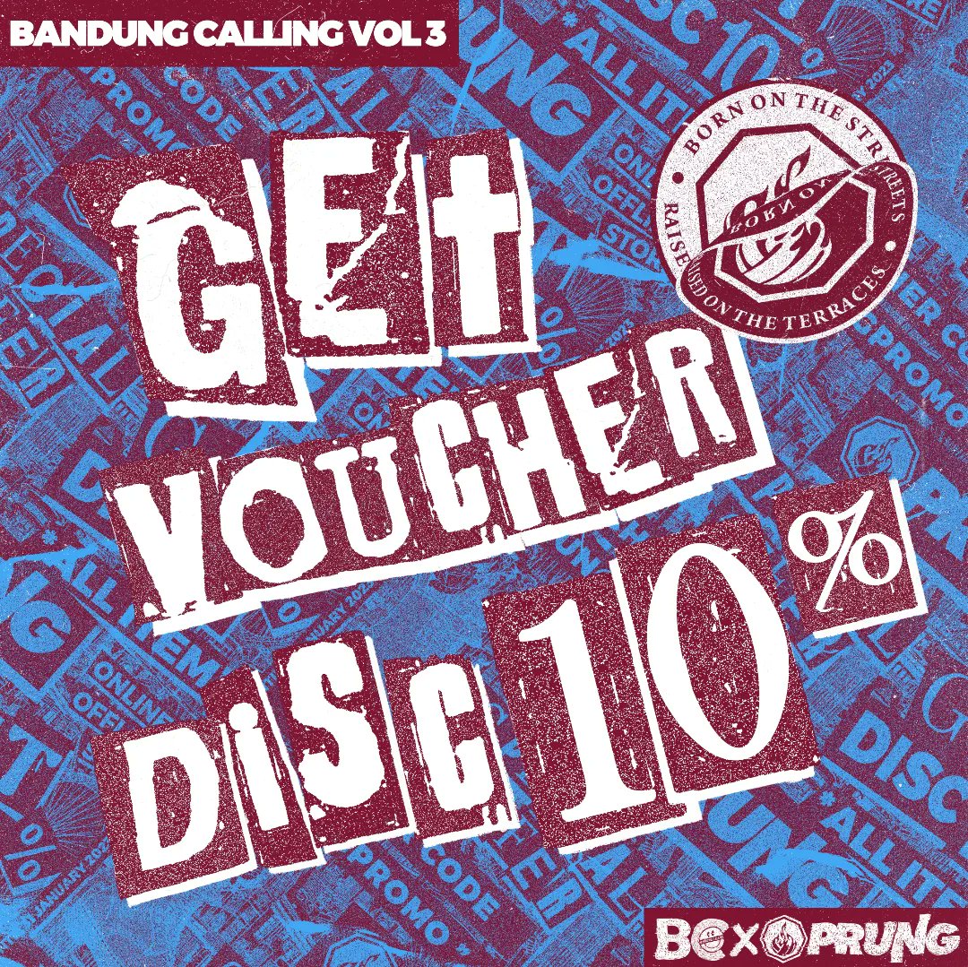 prungtw's tweet photo. Get the 10% discount all items Prung Terraceswear product for every buying Cockney Rejects Farewell Tour 2023 tickets, grab it fast and claim your voucher!

#BandungCalling #prungterraceswear #CockneyRejectsLiveInBandung https://t.co/pLzrOTIo3p