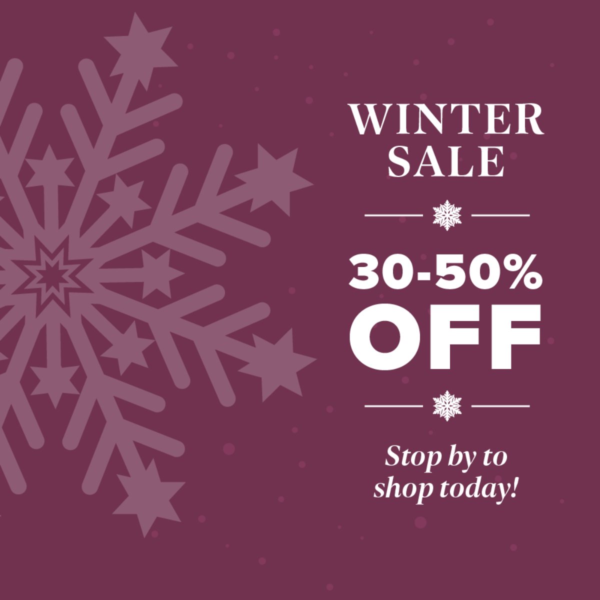 There’s snow better time to save than now! We’re offering 30-50% off storewide. Stop by to shop today. #TheSilverWoman #BostonJewelry #NewtonMA #SupportLocalBoston #NewtonCenter #Newton  #HandmadeJewelry #BestGiftIdeas #TimelessJewelry #GiftIdeas #GiftsForHer #UniqueGifts