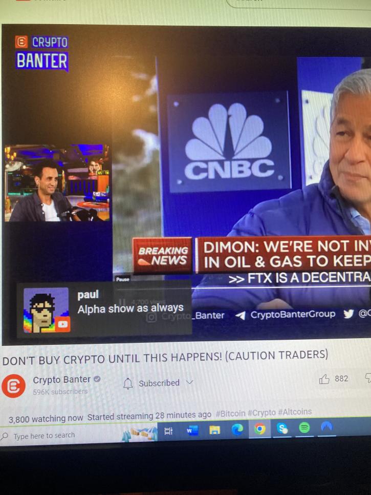 pridepunks2018's tweet photo. Great to see a #pridepunk on the @crypto_banter show engaging this morning. Keep up the good work. https://t.co/9cSUG7Nhpe