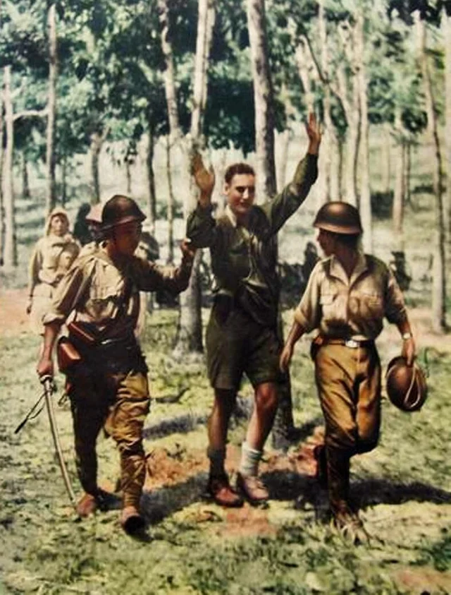British Soldier captured by the Japanese at the Battle of Singapore, 1942