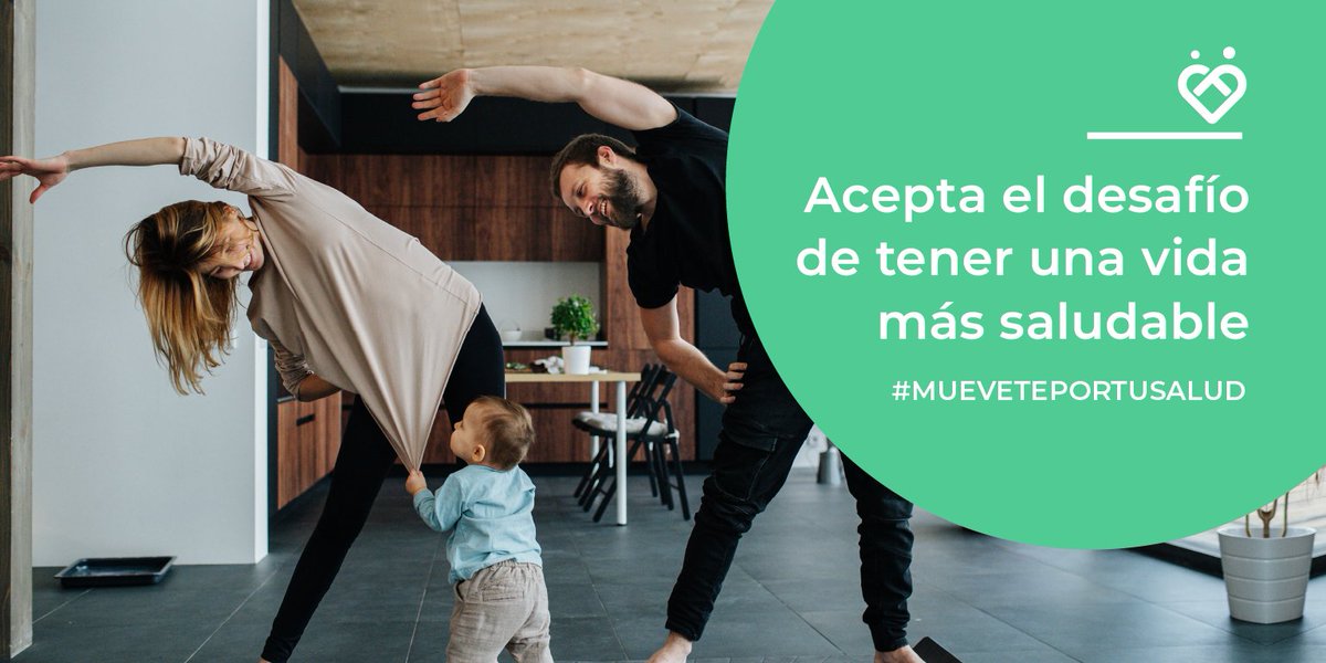 Acepta el desafío de tener una vida más saludable a través de la actividad física, una alimentación más sana y un chequeo médico anual. ¡Conoce el Programa Muévete por tu Salud!bit.ly/3Xp91Ef