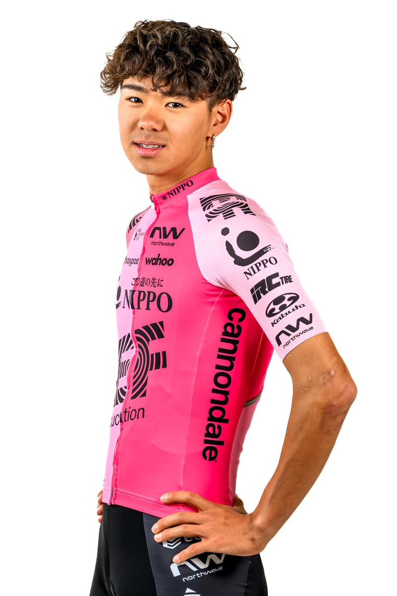 EFNIPPODevo's tweet photo. With a fresh look for season 2023 we are EF Education-NIPPO Development. We are young. We are motivated. We are ready. #newkit @MarcPritzen @KRogora @yuyu_tdm @jakubtoupalik2 https://t.co/fZdpm4i71m