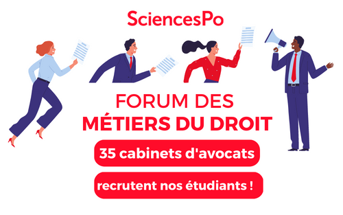 Scpocarrieres's tweet photo. +200 collaborateurs recrutent nos étudiants de l'Ecole de droit @sciencespo au #ForumScpo des métiers du droit. https://t.co/ooEVz2iBUY