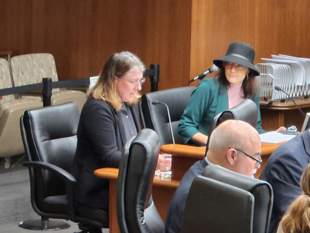 East Central School District Superintendent Stefanie Youngberg testifying in favor of Representative Perez-Vega's bill to make voluntary Pre-K funding permanent in the House Children and Families Committee this morning. Great testimony on an important bill.