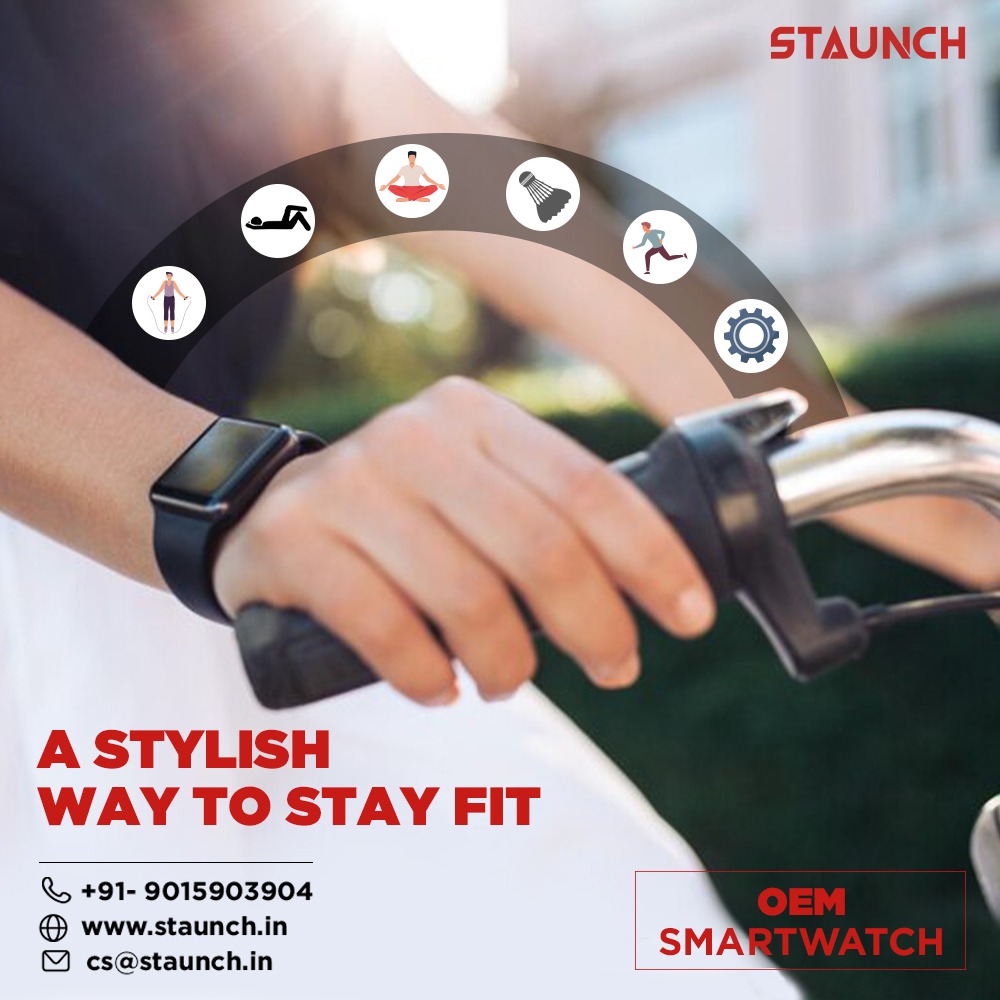 Keep track of your health with Staunch.

For more details, contact : 9015903904
Or cs@staunch.in

#staunchindia #staunchaudio #oem #oemmanufacturer #madeinindia #smartwatch #oemsmartwatch #indianmanufacturer