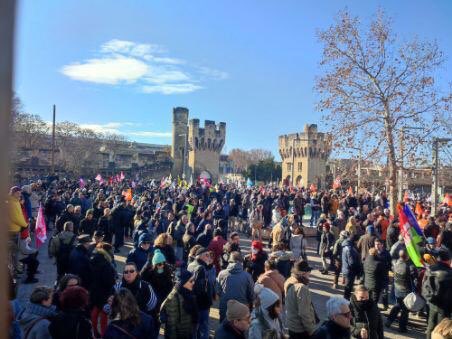 SnetaaFO's tweet photo. Le SNETAA mobilisé à Avignon #RéformeDesRetraites #FO #19janvier2023 #AixMarseille https://t.co/tF78if3KH2