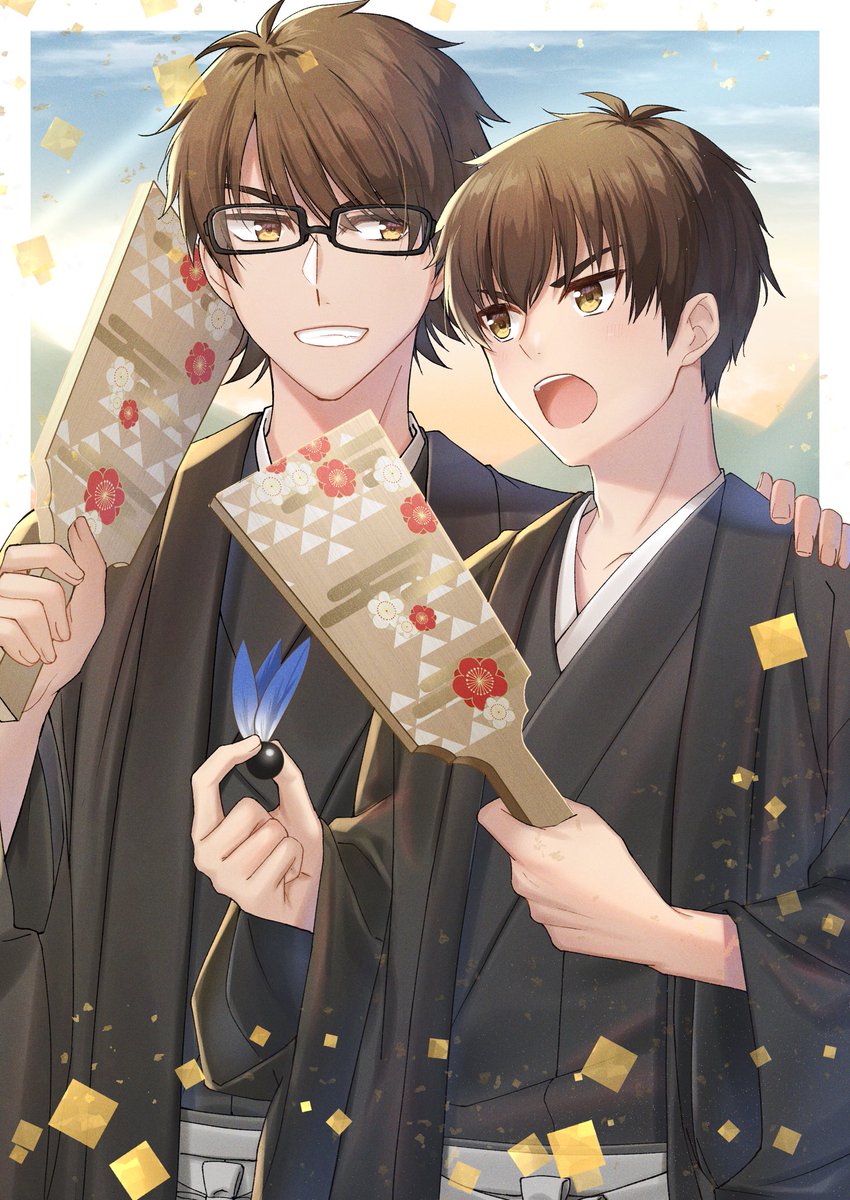 御沢   正月絵🎍(1月以内だからセーフと思いたい)