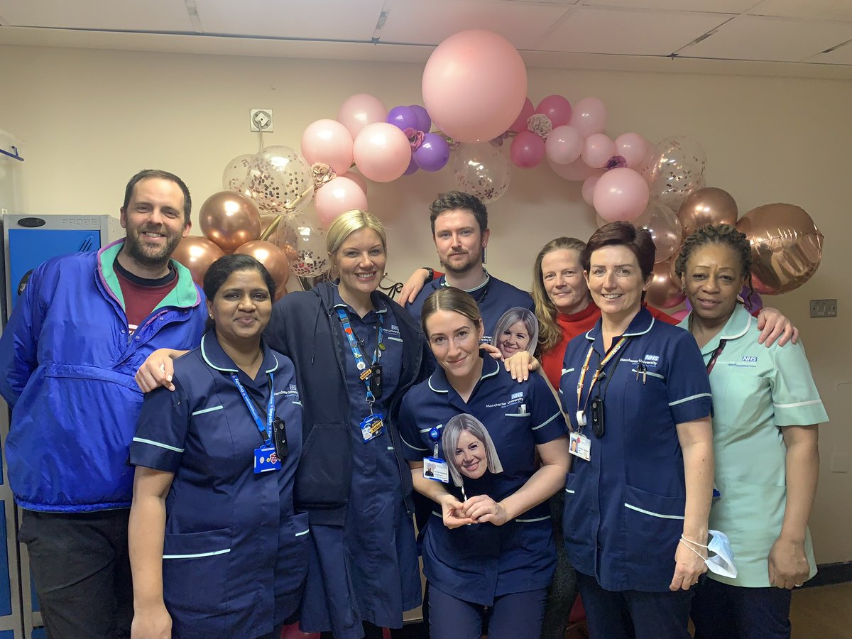 Last Day for the Icon that is <a href="/annarileyflash/">Anna Riley</a> <a href="/MFTnhs/">MFT NHS</a> <a href="/MFT_MRI/">Manchester Royal Infirmary</a> We will all miss you so MUCH. Good luck in your new venture they are very lucky to have you. <a href="/aileen_aherne/">Aileen Aherne</a> <a href="/KTrobbo21/">Katie Roberts</a> <a href="/runningnurse39/">Ali Bobs 💙</a> <a href="/joeboxANP/">joe.box</a>