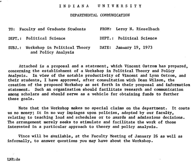 Ostrom Workshop tweet media