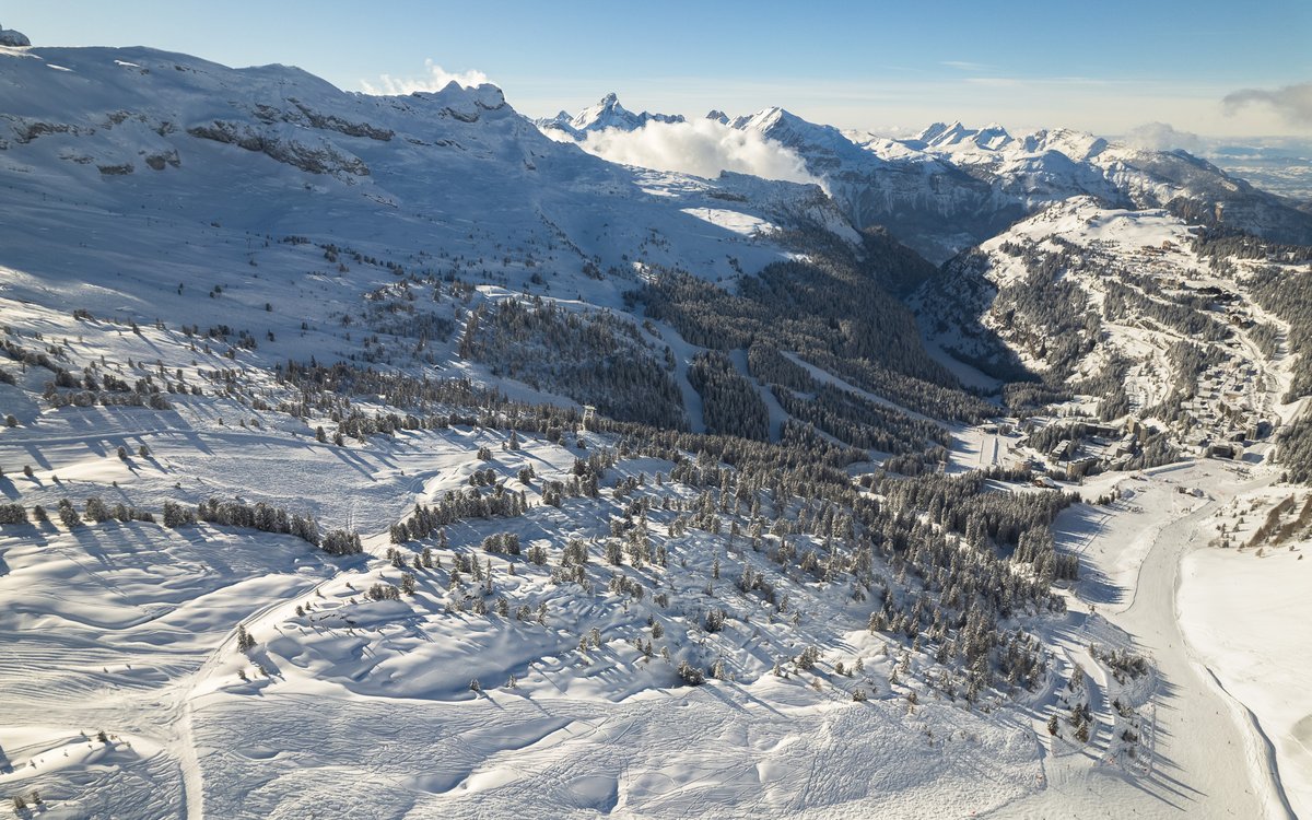 FLAINESki's tweet photo. Ce matin on vous a posté nos webcams, et voici la journée sur #Flaine : 
Alerte poudreuse ! 😍  
Des conditions optimales ! ❄️⛷ 

Powder alert! 😍 
Ideal conditions! ❄️⛷
#ski #freshsnow #peuf #journeedereve #cacestflaine #skipowder https://t.co/3pqUwa9rAO