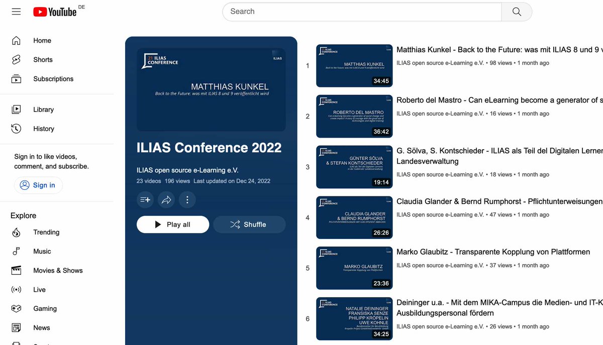 Videos der ILIAS-Konferenz 2022 verfügbar → docu.ilias.de/goto_docu_blog… #ILIASconf #Bologna