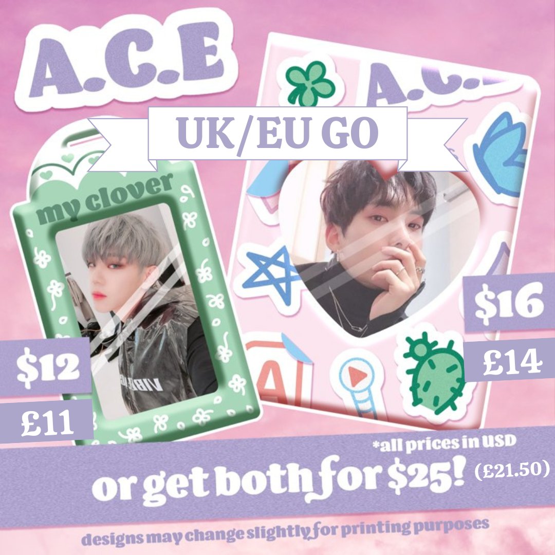 UK/EU GO for <a href="/EphemeralPins/">Ephemeral Pins</a> A.C.E PC Holder &amp; Collect Book

🍀PC Holder - £11
🍀Collect Book - £14
🍀Set of both - £21.50

Deadline: 30th Jan 10AM GMT

Please check form info before joining 🍀

Form link: forms.gle/7msJyxK3pYSvwZ…
