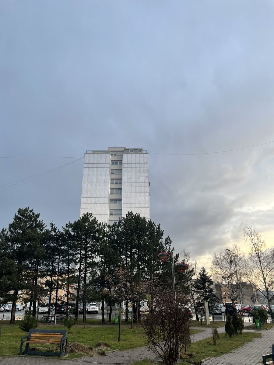 Just passed by the 5 Ulpiana towers in Prishtina. We renovated these 50 year old buildings, keeping their original design but providing full energy efficiency measures, incl envelope, windows, etc. Incredibly proud of this project and my team at <a href="/MFKosovo/">MFK 2017-2023 (Archive)</a>. Entire area shines now.