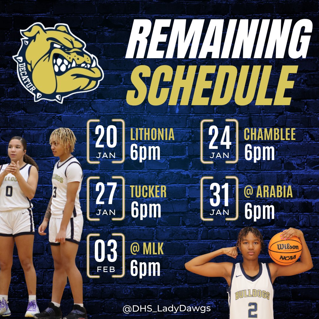 Decatur High Girls Basketball (@dhs_ladydawgs) on Twitter photo 