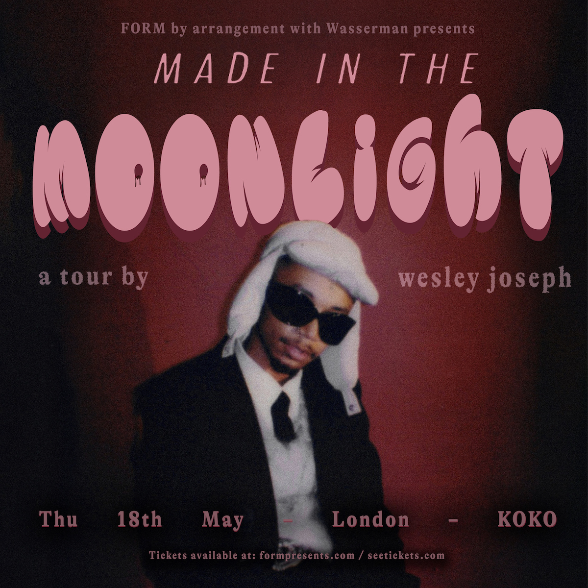 Rockfeedback (@rockfeedback) on Twitter photo .<a href="/wesleyjoseph__/">WESLEY JOSEPH</a> will headline <a href="/KOKOcamden/">KOKO Camden</a> on 18th May! Forming part of his 'Made In The Moonlight' tour 🌕
Fans can gain access to pre-sale tickets by signing up to Wesley Joseph’s mailing list: tinyurl.com/Wesley-Joseph-…
🎟️ Pre-sale: 3PM, 25th Jan
🎟️ General sale: 10AM, 26th Jan .<a href="/wesleyjoseph__/">WESLEY JOSEPH</a> will headline <a href="/KOKOcamden/">KOKO Camden</a> on 18th May! Forming part of his 'Made In The Moonlight' tour 🌕
Fans can gain access to pre-sale tickets by signing up to Wesley Joseph’s mailing list: tinyurl.com/Wesley-Joseph-…
🎟️ Pre-sale: 3PM, 25th Jan
🎟️ General sale: 10AM, 26th Jan