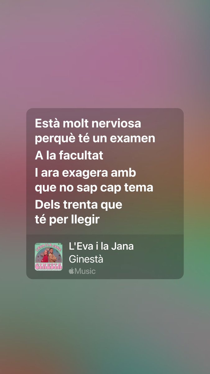 Una miqueta com l'Eva sincerament...