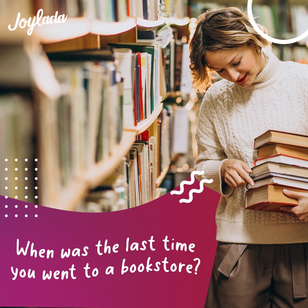 UkJoylada's tweet photo. In this digital era, when was the last time you went to a bookstore?

#joyladauk #reader #writer #storytime #storyapp #novelwriting #novelreading #digitalnovel #noveldigital #ukwriters #novelwrite #novelwriters #writingtips #writingtipsandtricks #writingcommunity #booktok #fyp https://t.co/6GsxztaOJo