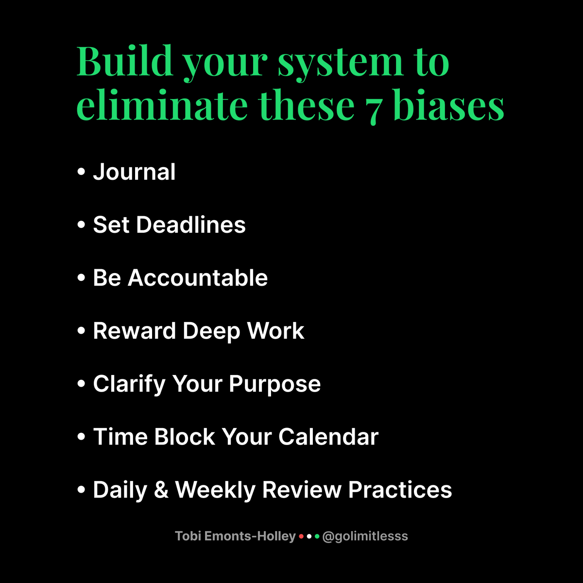 7 Biases Destroying your Productivity - by @tobi_emonts

A visual thread https://t.co/TDCBCQOtfn