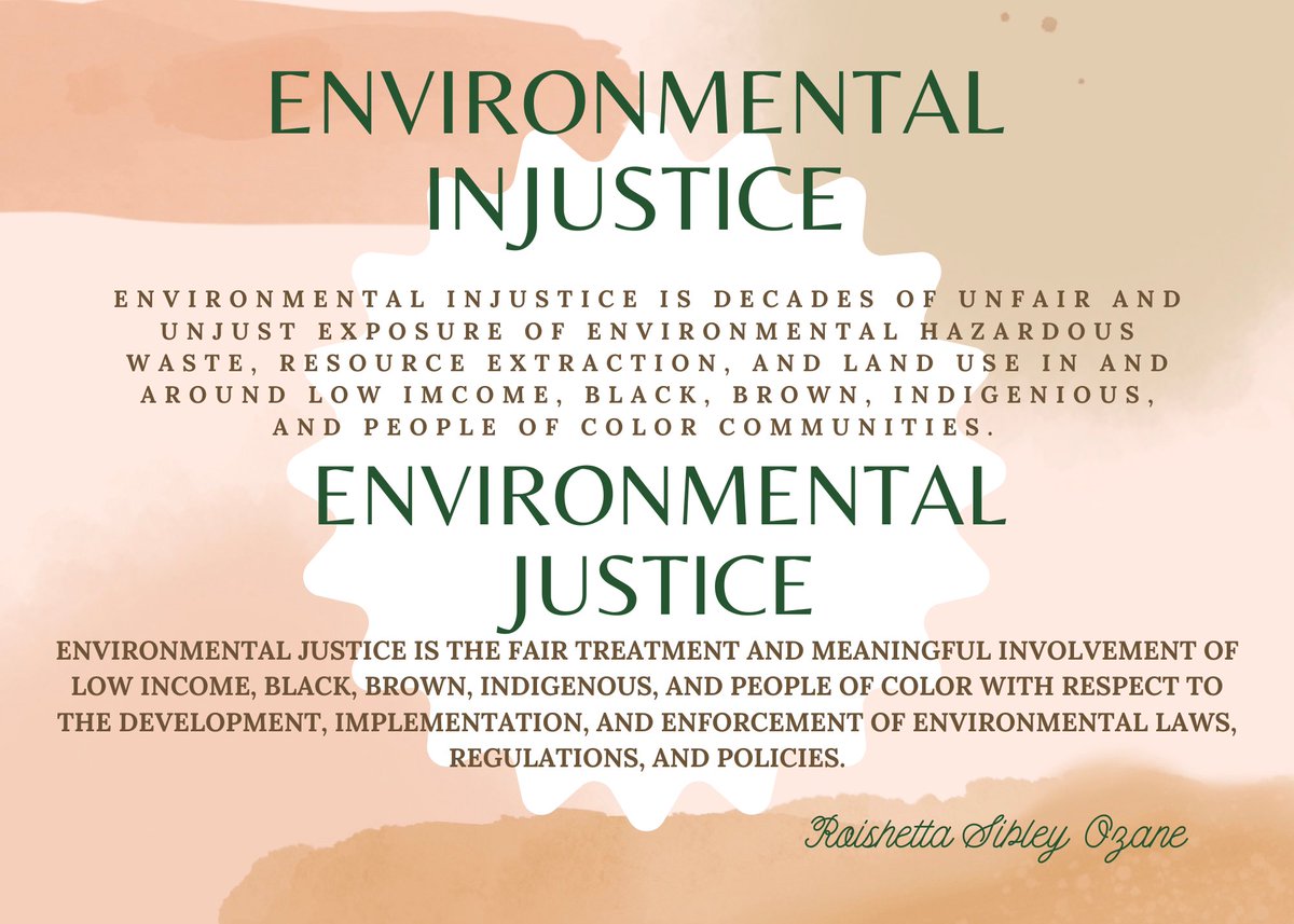 #EnvironmentalJustice #environmentalinjustice