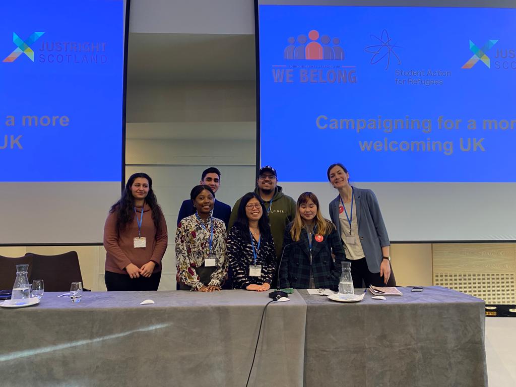 Honoured to be part of this incredible panel at @UniofSanctuary conference A few highlights from the session @STARnational talked about #EqualAccess to University for migrant students & the difference student activism is making across UK, highlighting that more can be done!