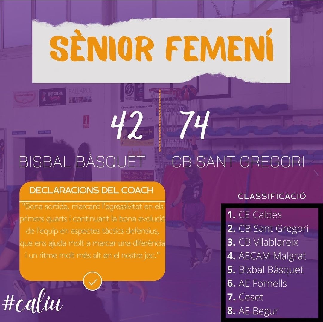 cbsantgregori's tweet image. 🏀Resultats cap de setmana🏀

🟣 La base, la nostra raó de ser ⚫️

Seguim creixent‼️

#caliu #somlilainegre #cbsantgregori